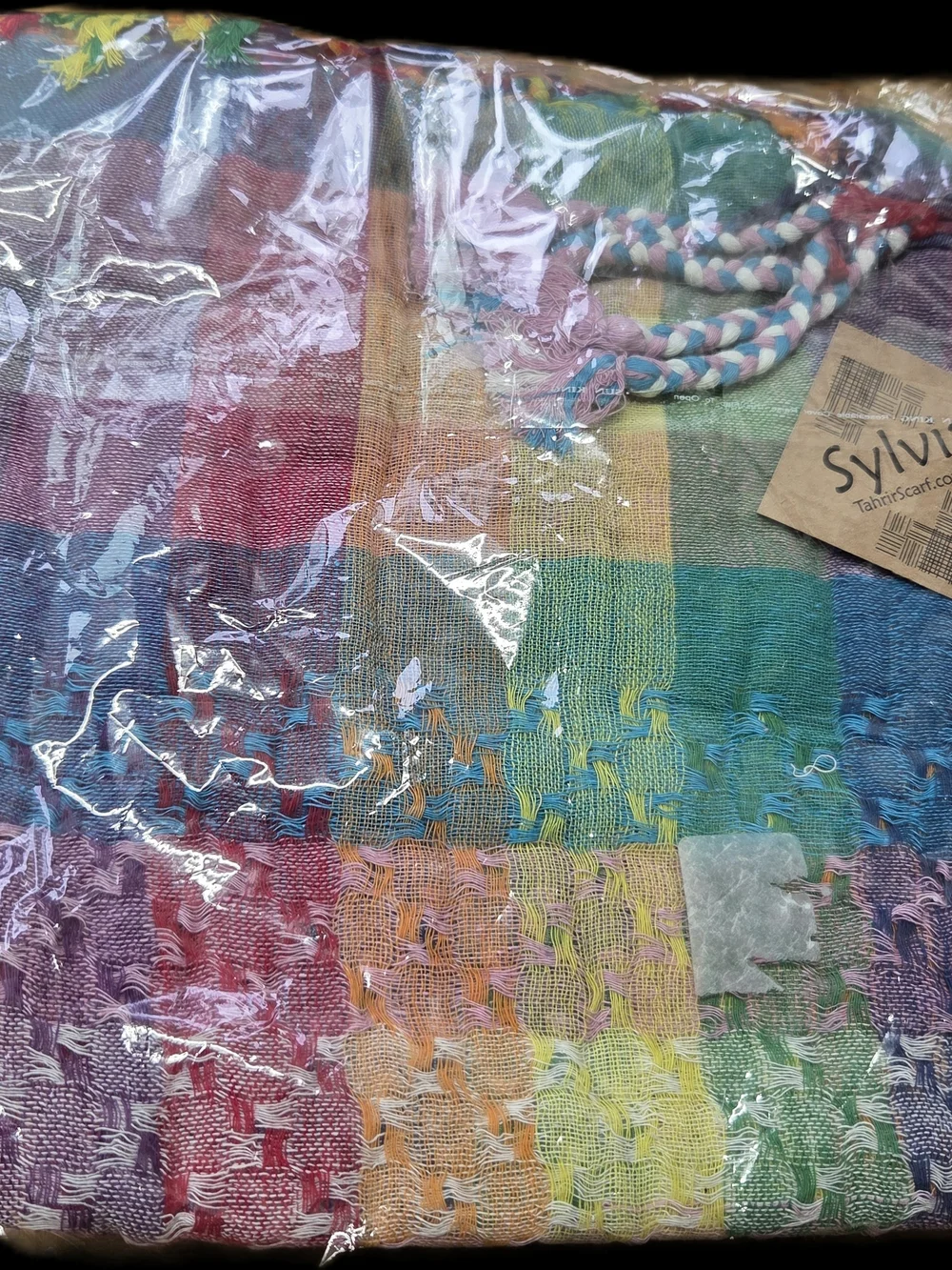 Sylvia Rainbow Keffiyeh Tahrir Scarf 40